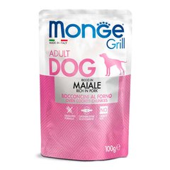Monge (Монж) Dog Grill Maiale - Консервированный корм со свининой для взрослых собак 100 г