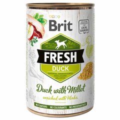 Brit (Брит) Fresh Duck & Millet - Консервы с уткой и пшеном для собак 400 г