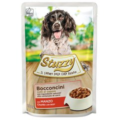 Stuzzy (Штузі) Dog Beef - Консервований корм з яловичиною для собак всіх порід (шматочки в соусі) 100 г