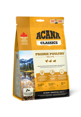 Acana (Акана) Prairie Poultry - Сухой корм с цыпленком и индейкой для собак всех пород на всех стадиях жизни 340 г