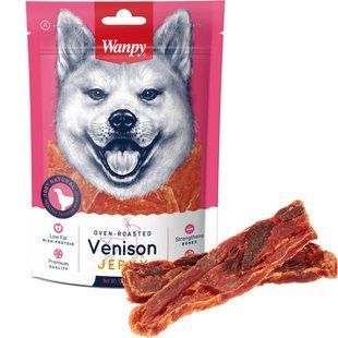 Wanpy (Ванпі) Venison Jerky - Філе оленини в'ялене для собак, 100 г