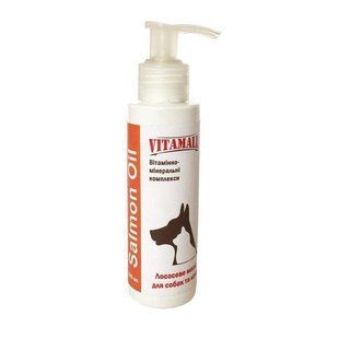 VitamAll (Вітамол) Salmon Oil - Лососева олія харчова добавка для собак і котів 100 мл