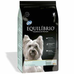 Equilibrio (Эквилибрио) Light Indoor Small Breeds - Сухой низкокалорийный корм с курицей для собак мини и малых пород 2 кг