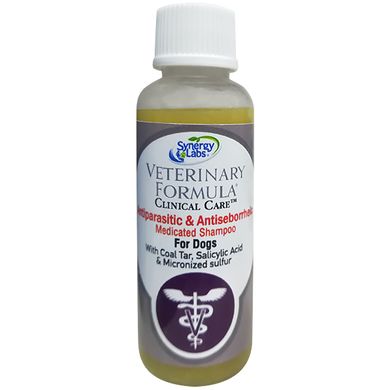 Veterinary Formula (Ветеринари Фомюлэ) Antiparasitic & Antiseborrheic Shampoo - Антипаразитарный и антисеборейный шампунь для собак 45 мл