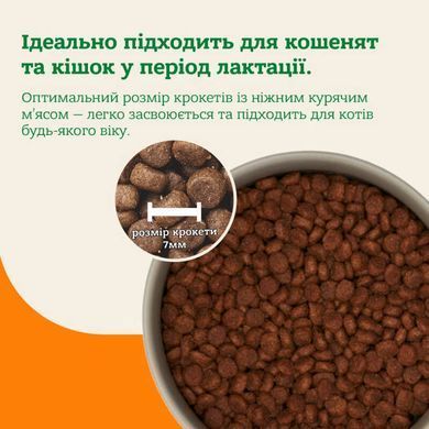 Mera (Мера) Cats Nature Kitten Chiken (Huhn) &ndash; Сухой корм с курицей для котят всех пород, 400 г
