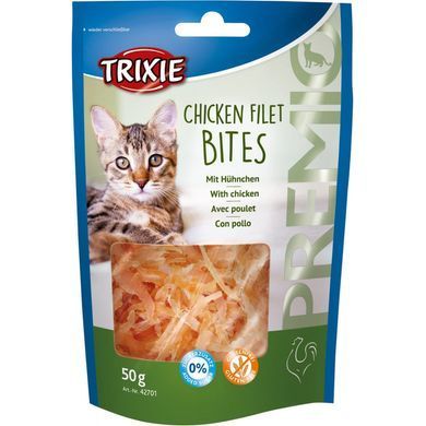 Trixie (Тріксі) PREMIO Chicken Filet Bites - Ласощі філе куряче сушене для кішок 50 г