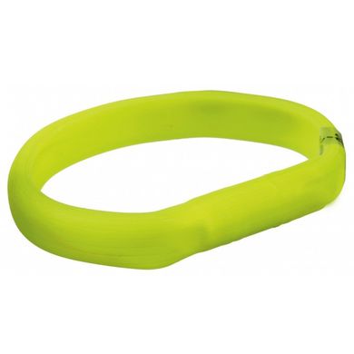 Trixie (Трикси) Flash Light Band USB - Светящийся ошейник для собак XS-S Зеленый