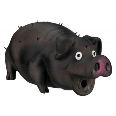 Trixie (Тріксі) Bristle Pig - Іграшка Свинка з щетиною для собак, з пищалкою 10 см