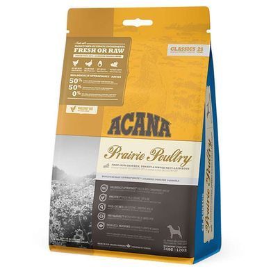 Acana (Акана) Prairie Poultry Recipe - Сухой корм с курицей для собак всех пород на всех стадиях жизни 340 г