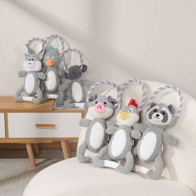 M-Pets (М-Петс) Chewtopia Eco Dog Toy Sheep - Эко-игрушка Овечка для средних и больших пород собак, 35х19х8 см