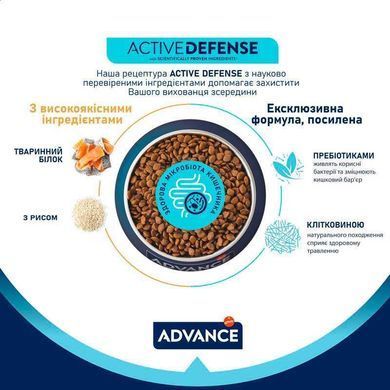 Advance (Едванс) (Едванс) Cat Sensitive Salmon and Rice - Сухий корм з лососем і рисом для котів з чутливим травленням, 10 кг