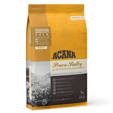 Acana (Акана) Prairie Poultry Recipe - Сухой корм с курицей для собак всех пород на всех стадиях жизни 340 г