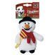 M-Pets (М-Петс) Christmas Dog Toy Holly - Іграшка з пищалкою Сніговик для собак, 20х10х7 см